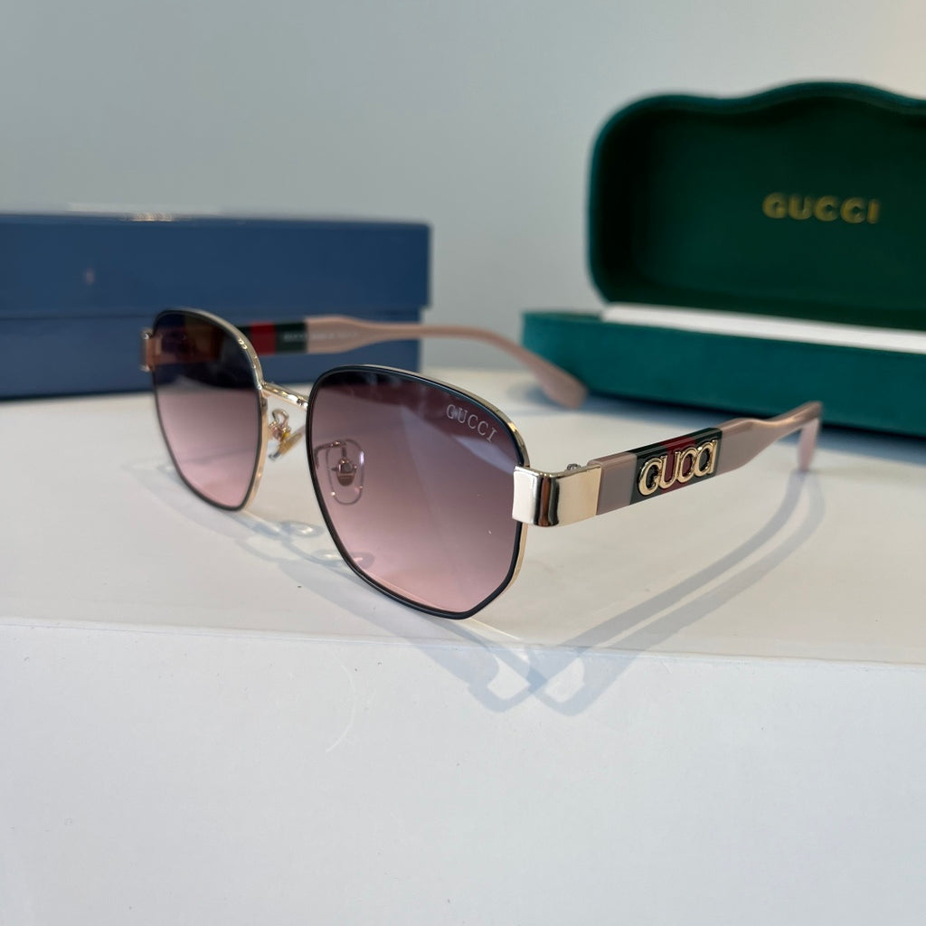 Gucci Oversized Silver Lens Sunglasses for Women - 398307 - detail image 3