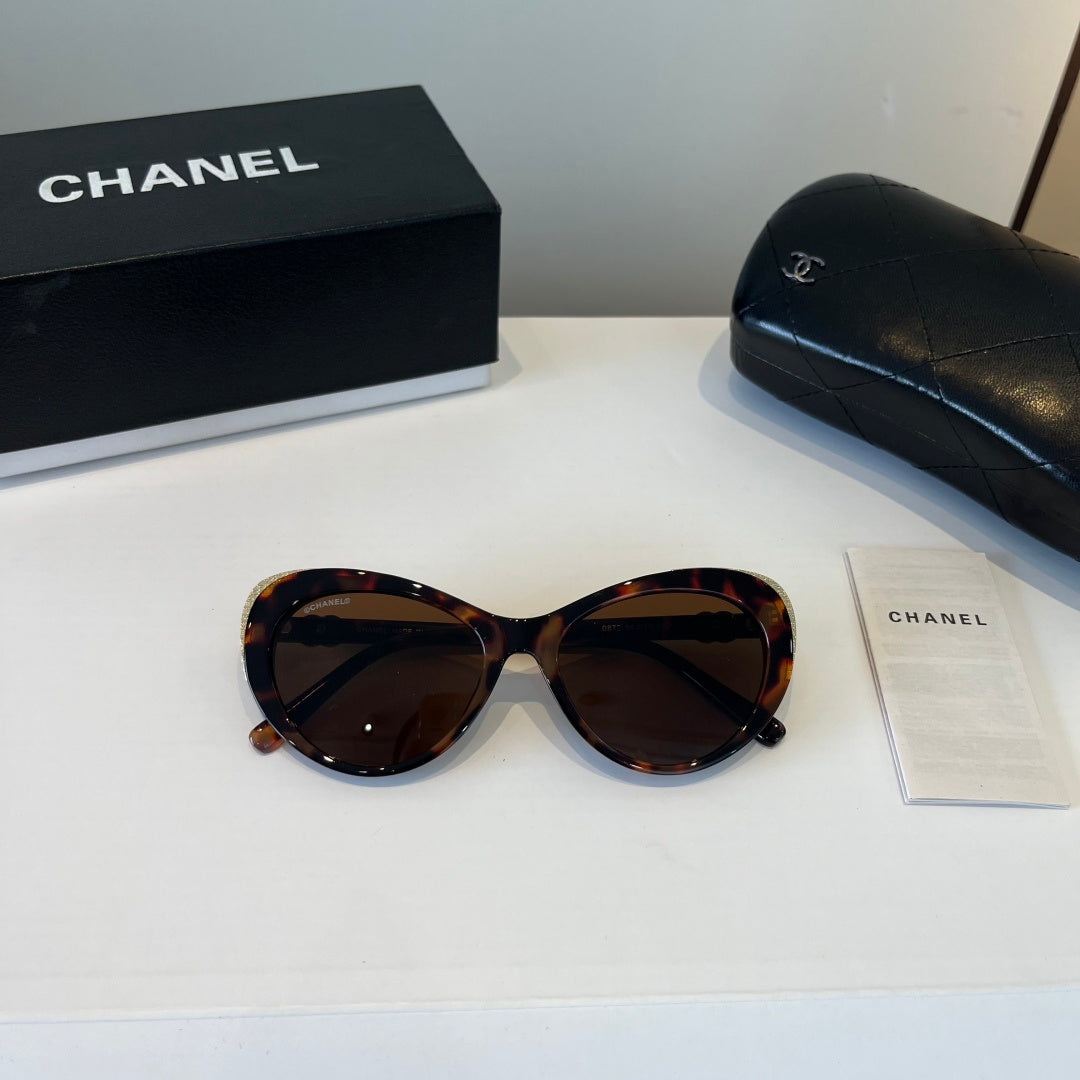 Chanel Cat-Eye Brown Lens Sunglasses for Men & Women - detail image 10