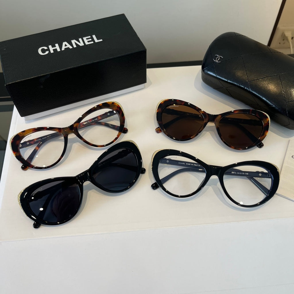 Chanel Cat-Eye Silver Lens Sunglasses for Men & Women - 866989 - detail image 11