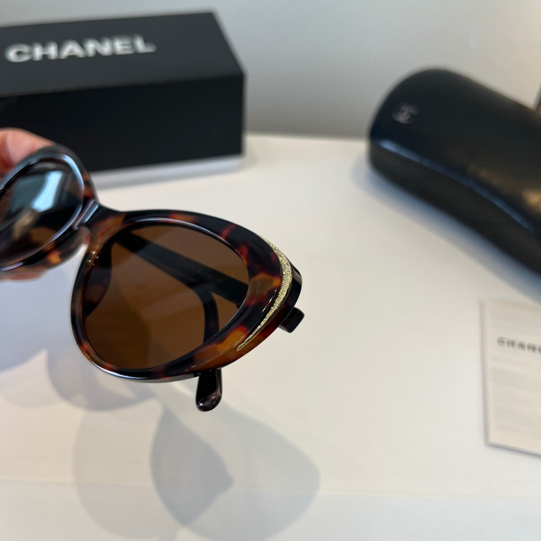 Chanel Cat-Eye Brown Lens Sunglasses for Men & Women - 997755 - detail image 9