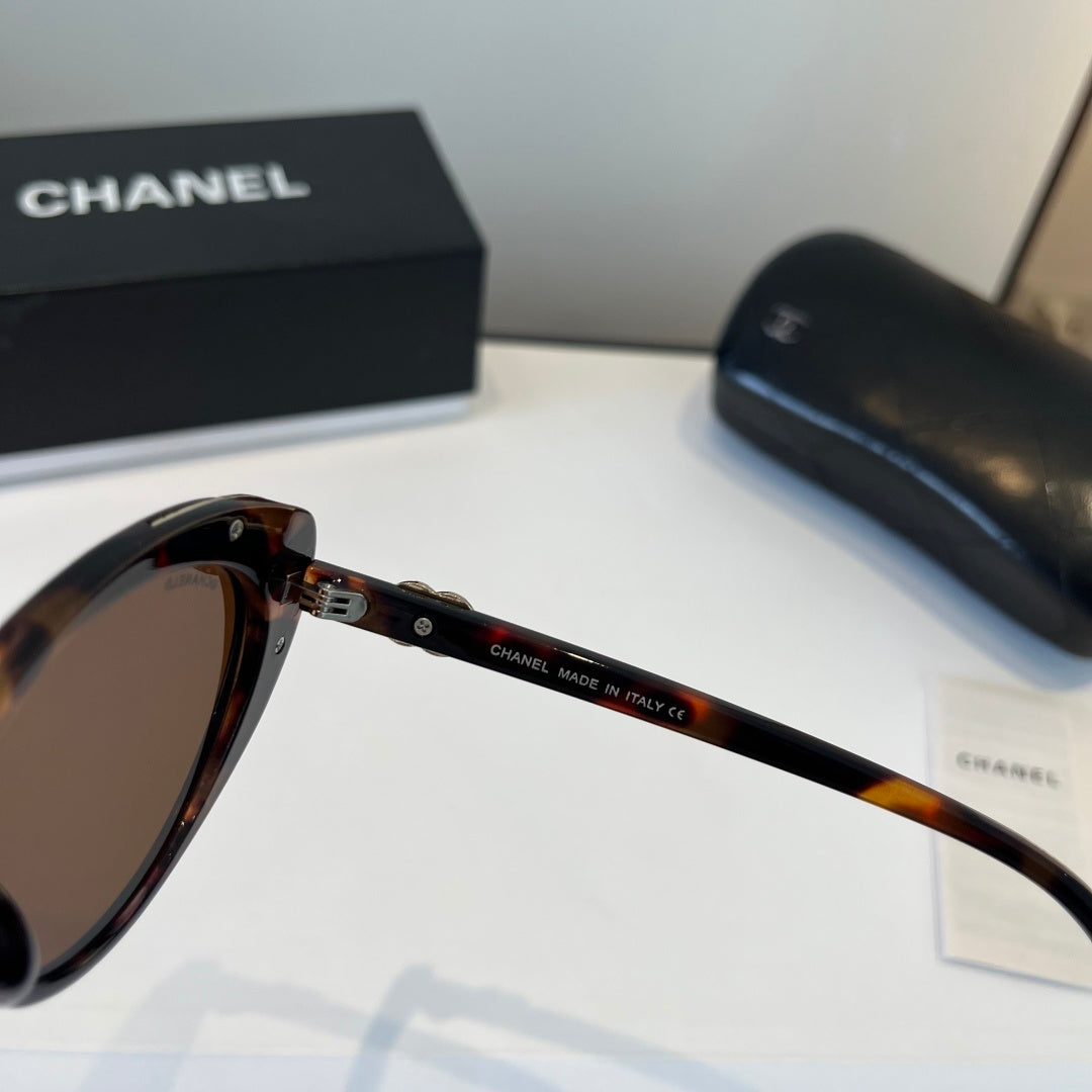 Chanel Cat-Eye Brown Lens Sunglasses for Men & Women - 997755 - detail image 5