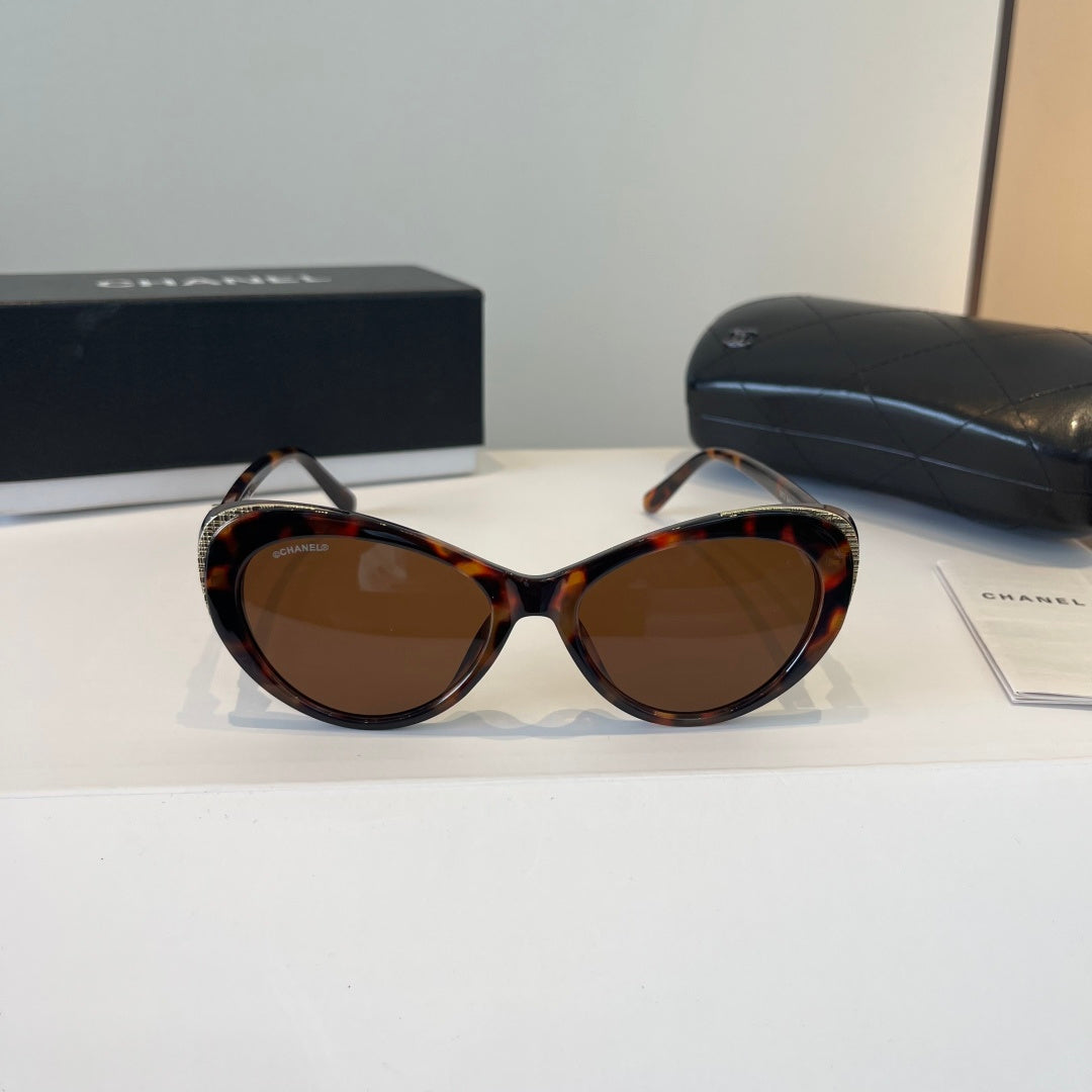 Chanel Cat-Eye Brown Lens Sunglasses for Men & Women - 866988 - detail image 2
