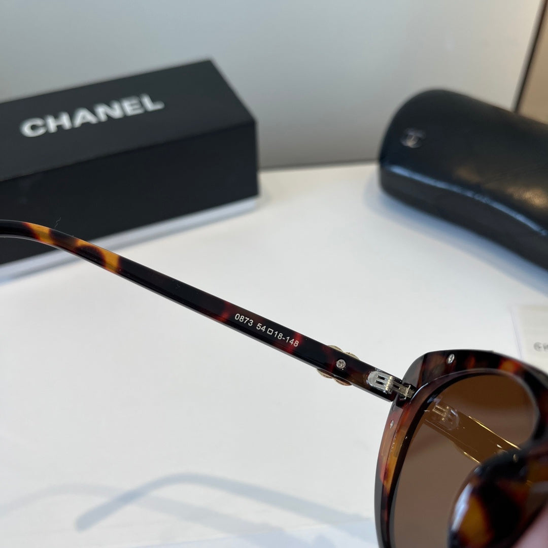 Chanel Cat-Eye Brown Lens Sunglasses for Men & Women - 866988 - detail image 6