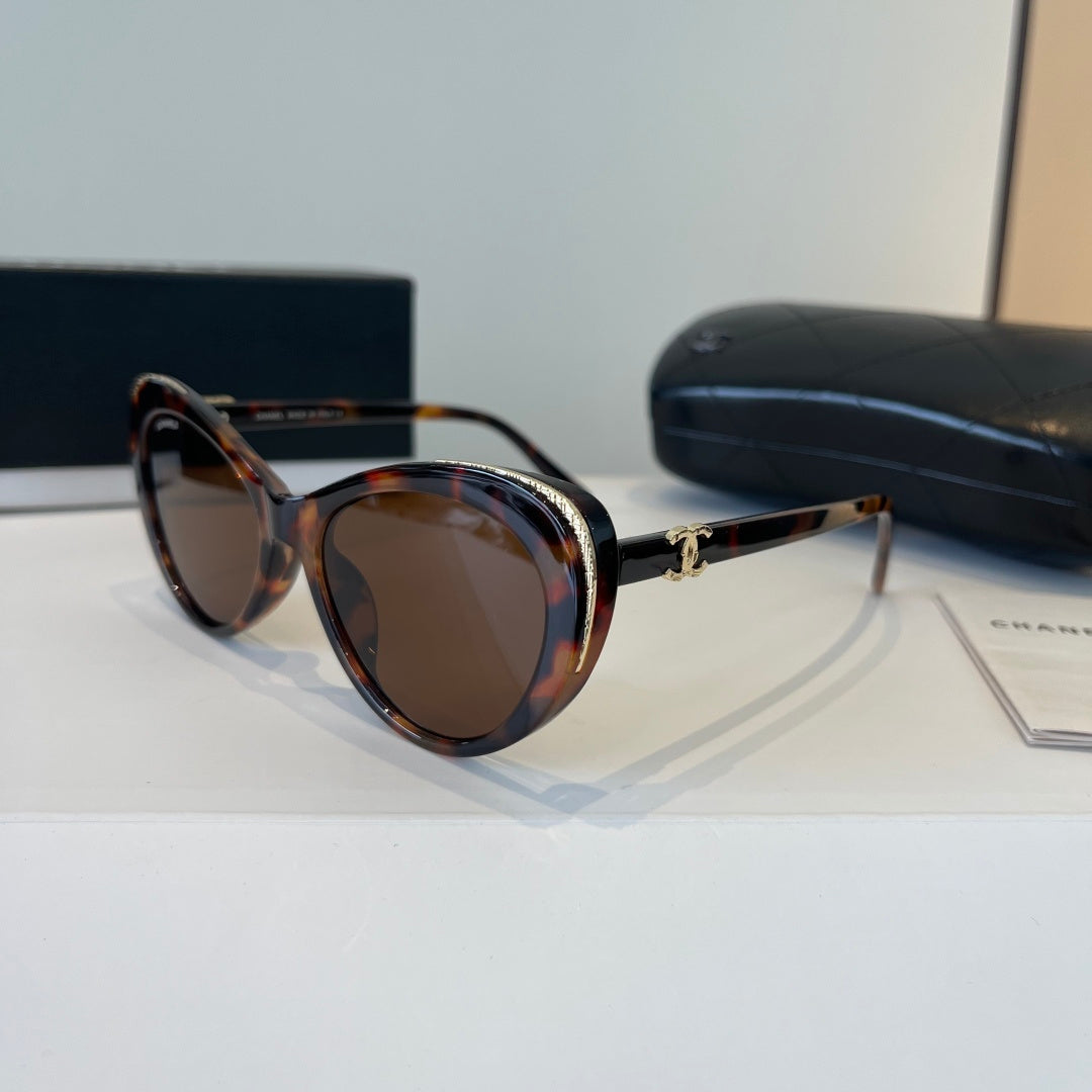 Chanel Cat-Eye Brown Lens Sunglasses for Men & Women - 997755 - detail image 3