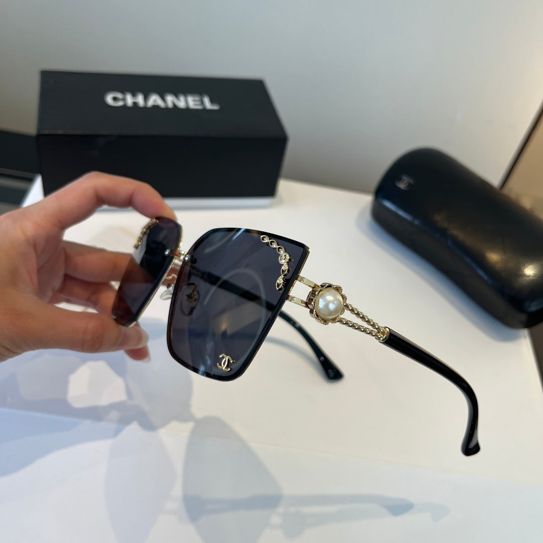 Chanel Fashion Silver Lens Sunglasses for Men & Women - 866982 - detail image 4