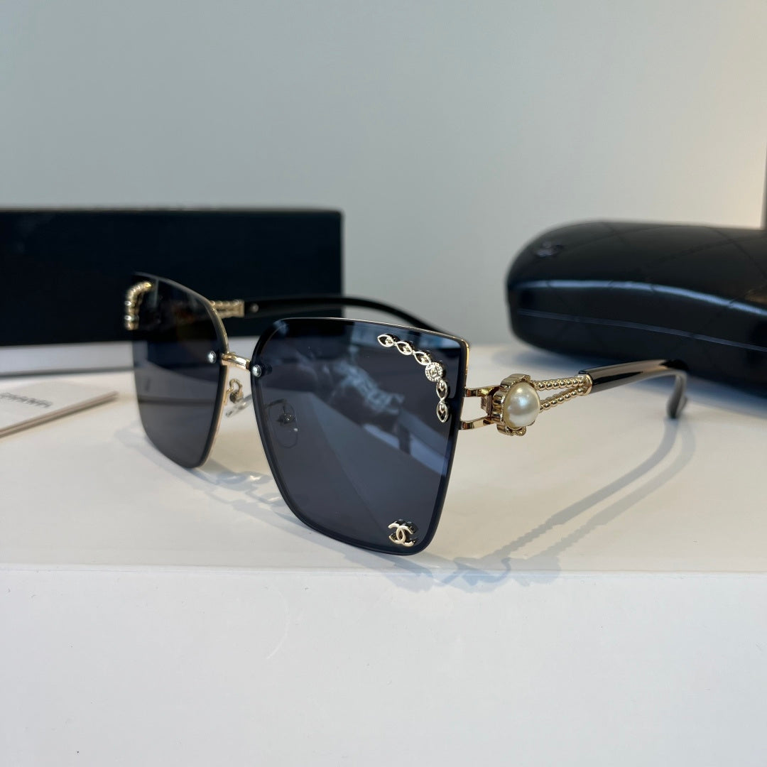 Chanel Fashion Silver Lens Sunglasses for Men & Women - 997749 - detail image 3