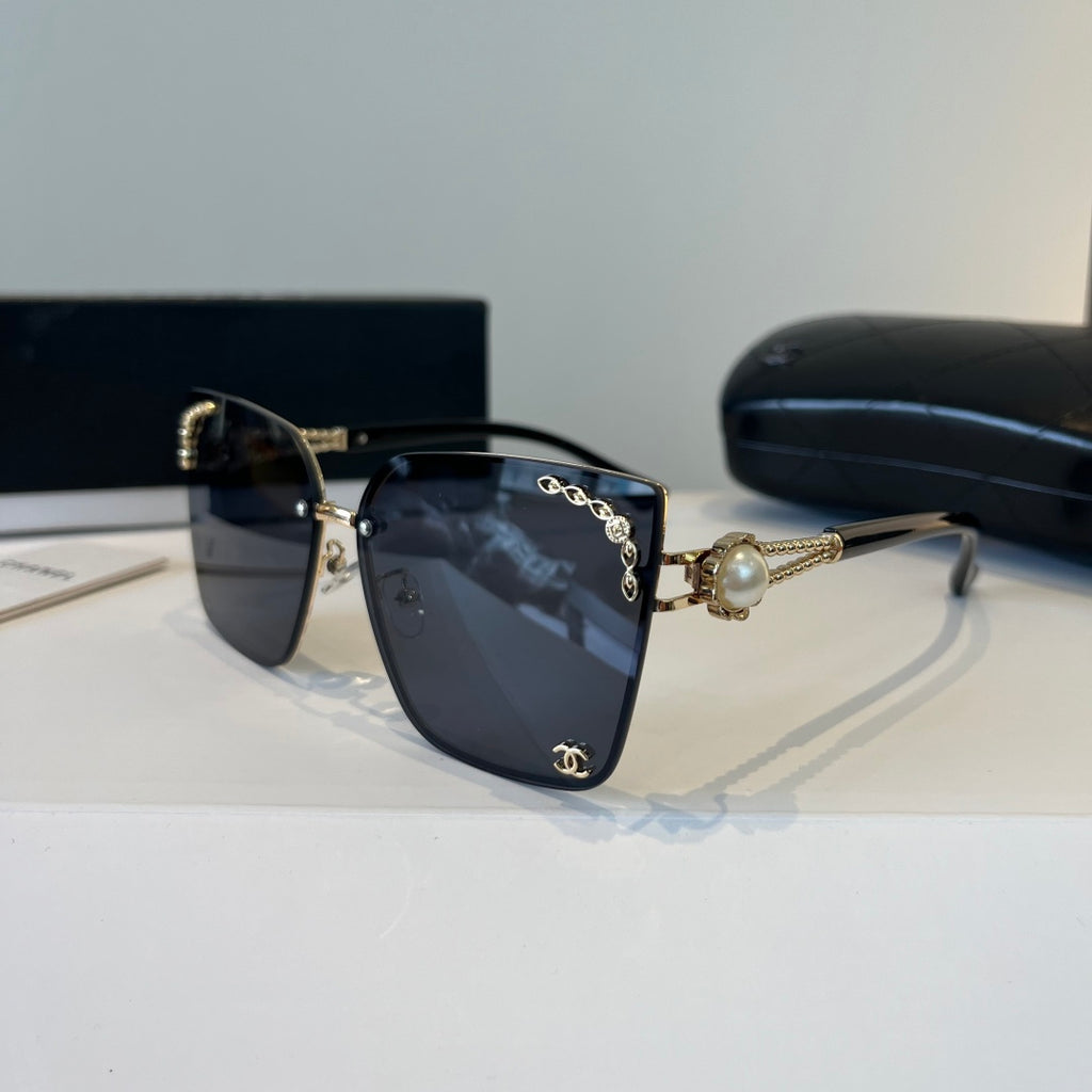 Chanel Fashion Silver Lens Sunglasses for Men & Women - 866982 - detail image 3