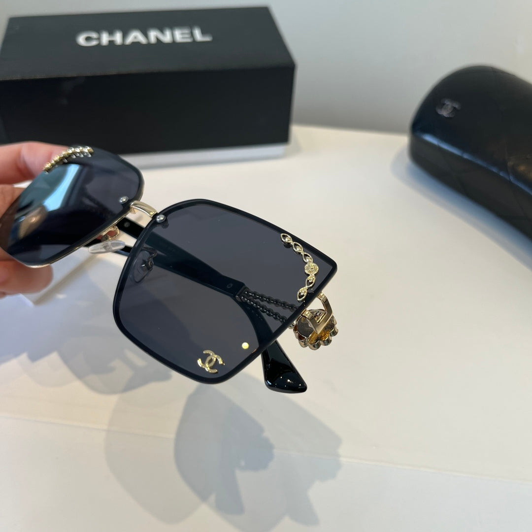Chanel Fashion Silver Lens Sunglasses for Men & Women - 866982 - detail image 9