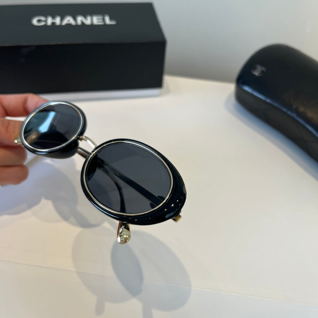 Chanel Fashion Silver Lens Sunglasses for Men & Women - 866983 - detail image 8