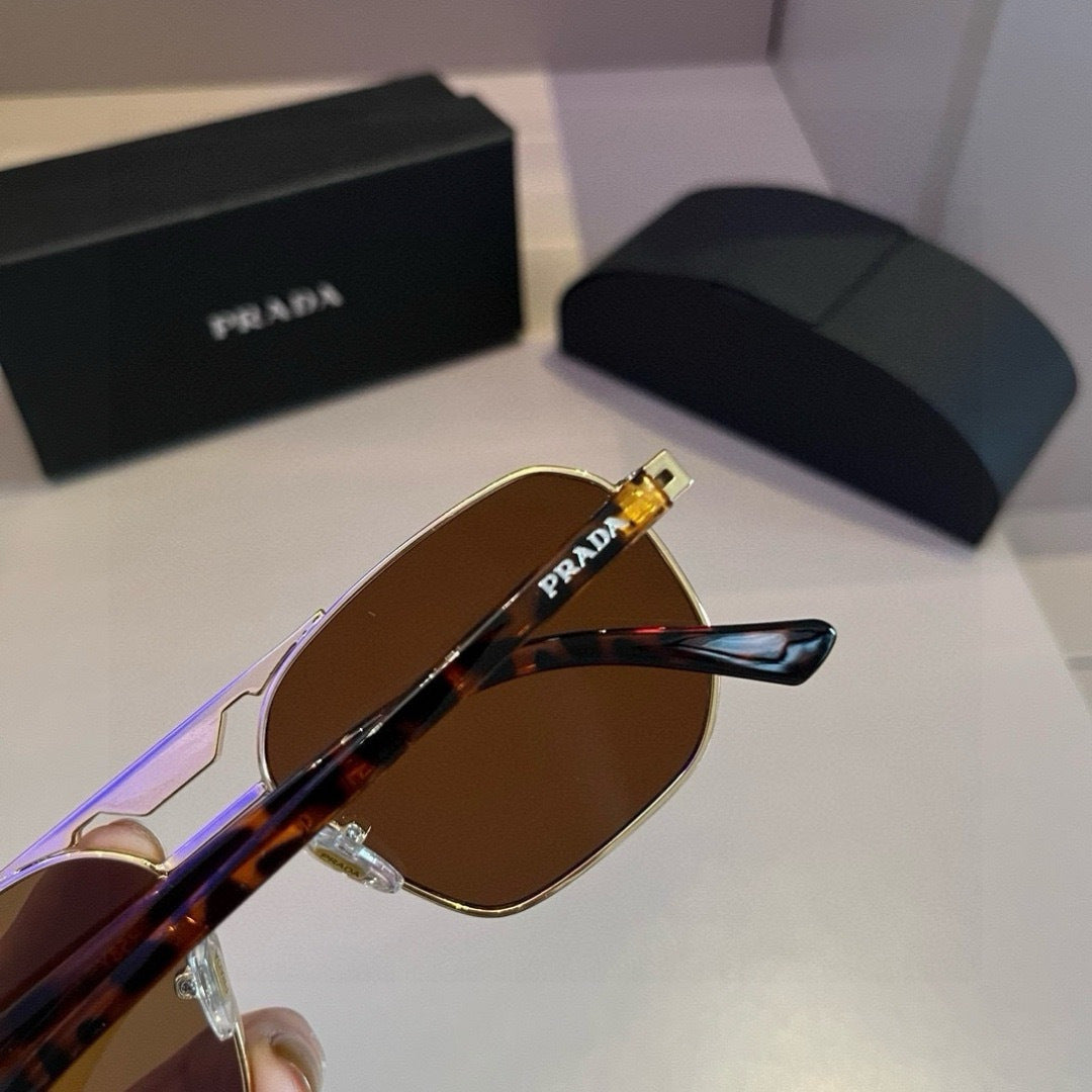 Prada Polarized Fashion Brown Lens Sunglasses for Men - 449398 - detail image 6