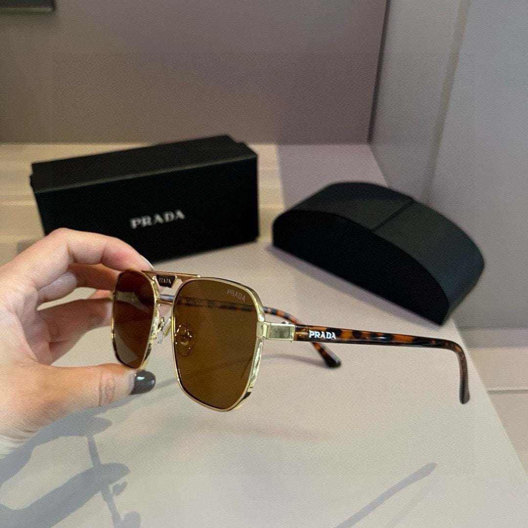 Prada Polarized Fashion Brown Lens Sunglasses for Men - 449398 - detail image 3