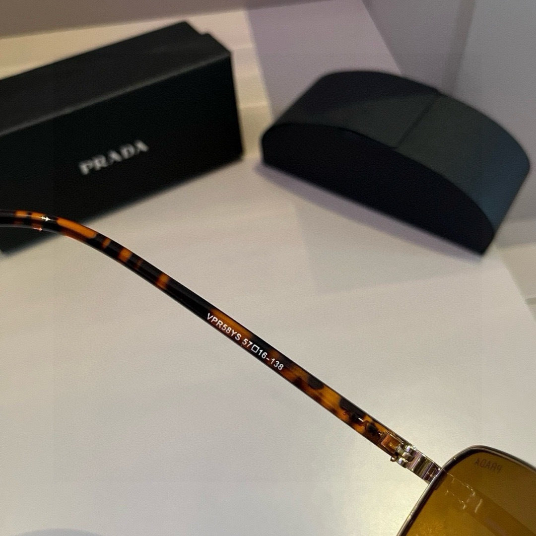 Prada Polarized Fashion Brown Lens Sunglasses for Men - 449398 - detail image 8