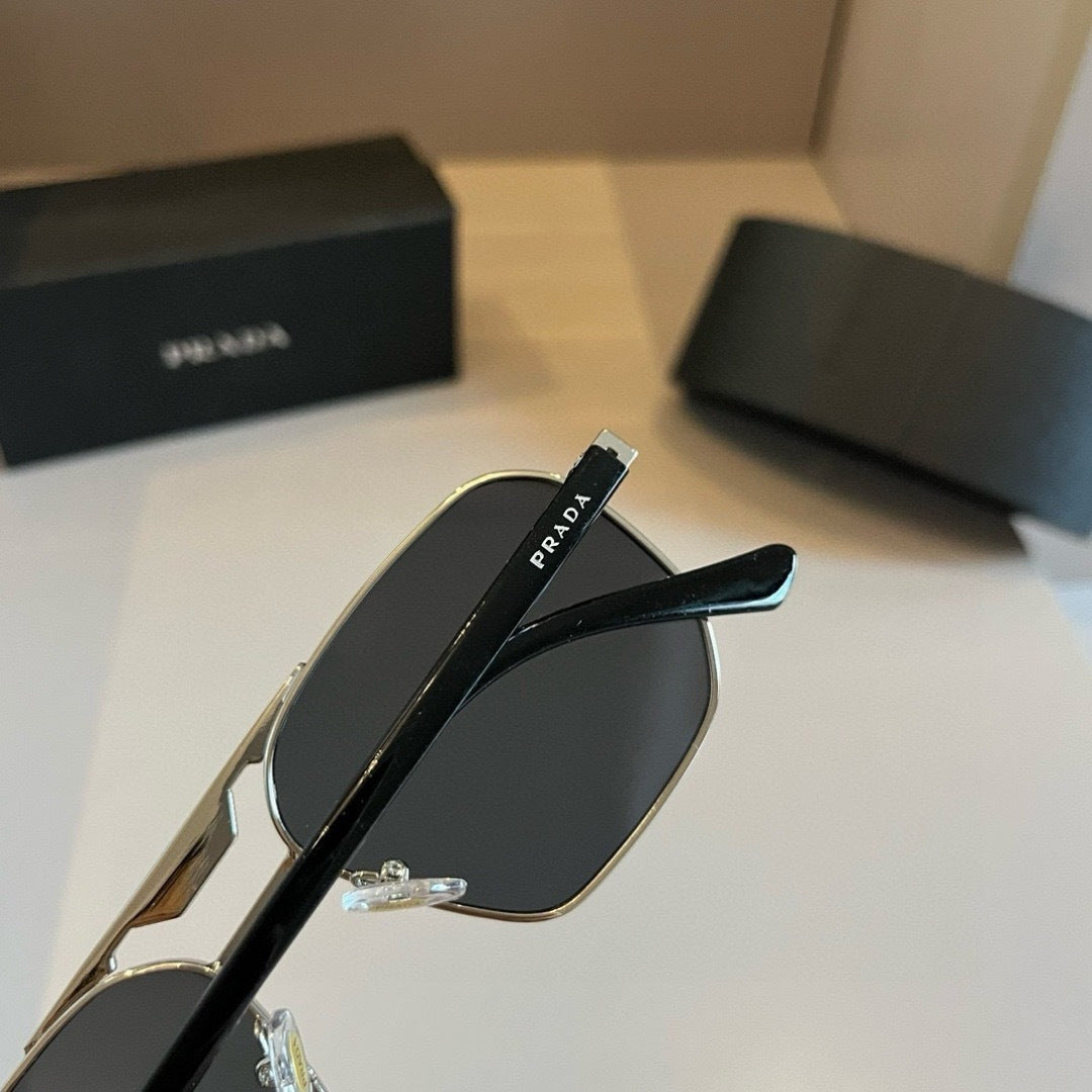 Prada Polarized Fashion Gold Lens Sunglasses for Men - 449399 - detail image 6