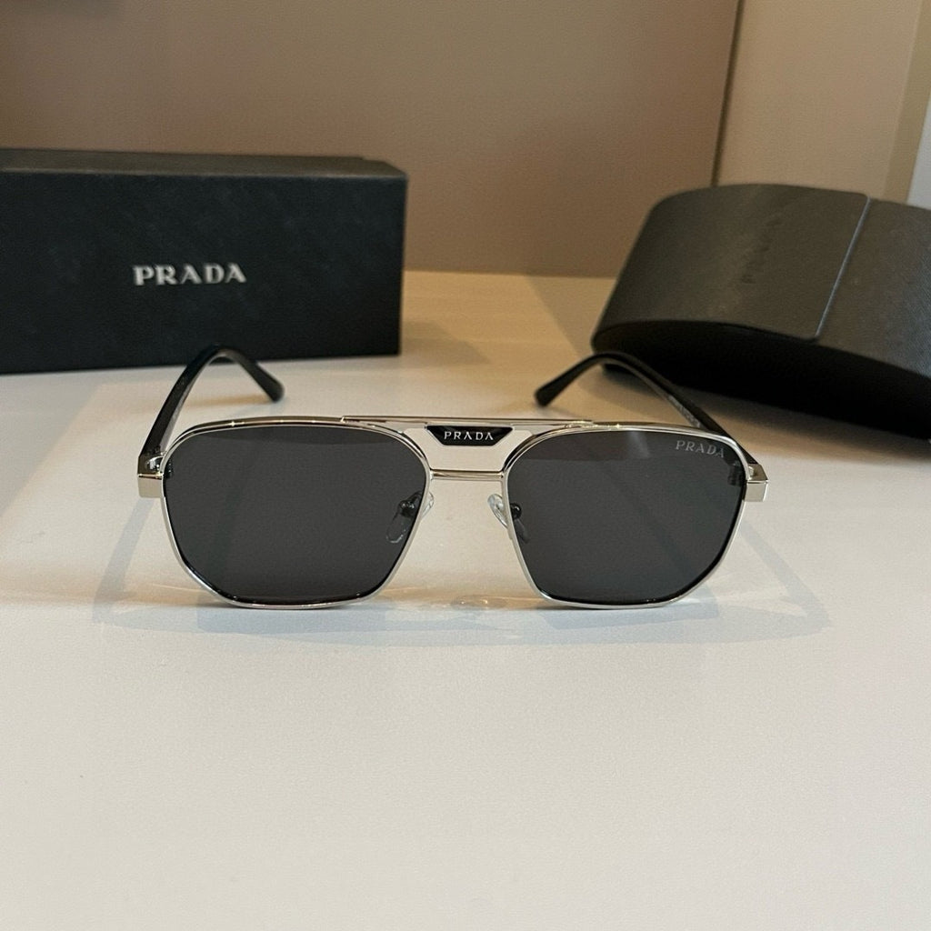 Prada Polarized Fashion Gold Lens Sunglasses for Men - 398965 - detail image 2