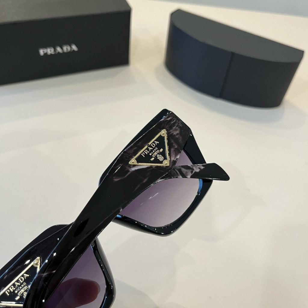 Prada Cat-Eye Black Lens Sunglasses for Women - detail image 8