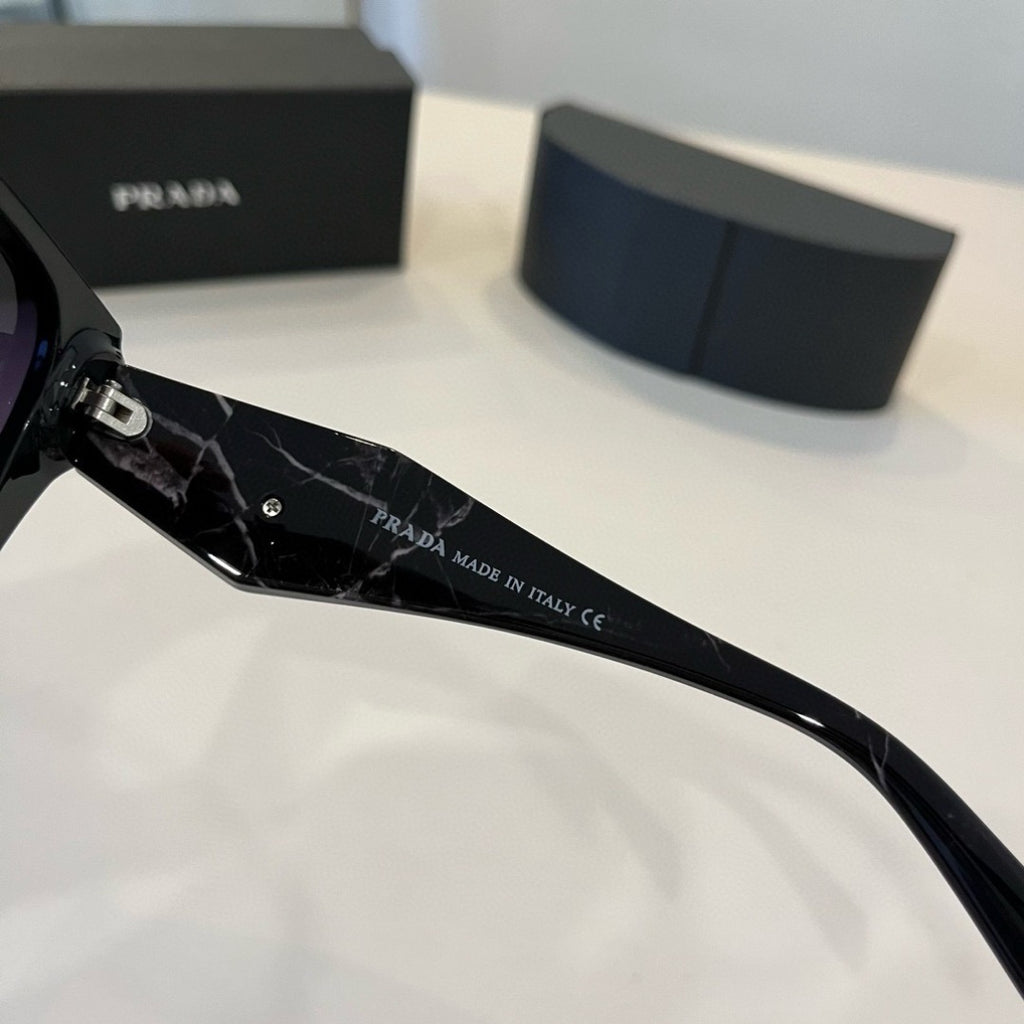 Prada Cat-Eye Black Lens Sunglasses for Women - detail image 9