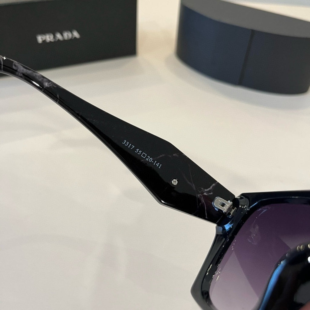 Prada Cat-Eye Black Lens Sunglasses for Women - detail image 10