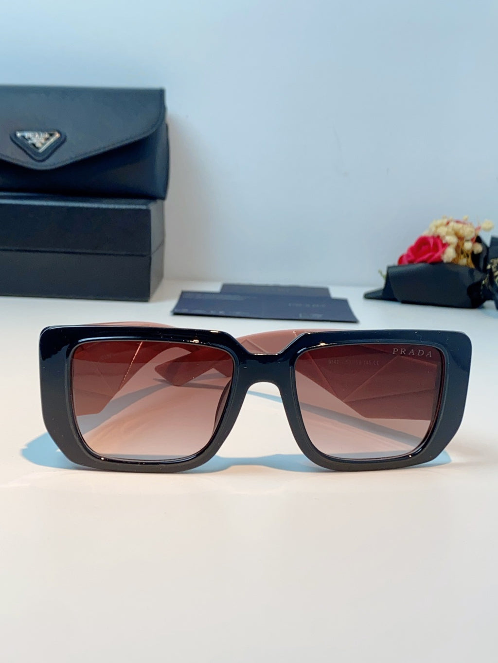 Prada Fashion Red Lens Sunglasses for Men & Women - 432156 - detail image 2