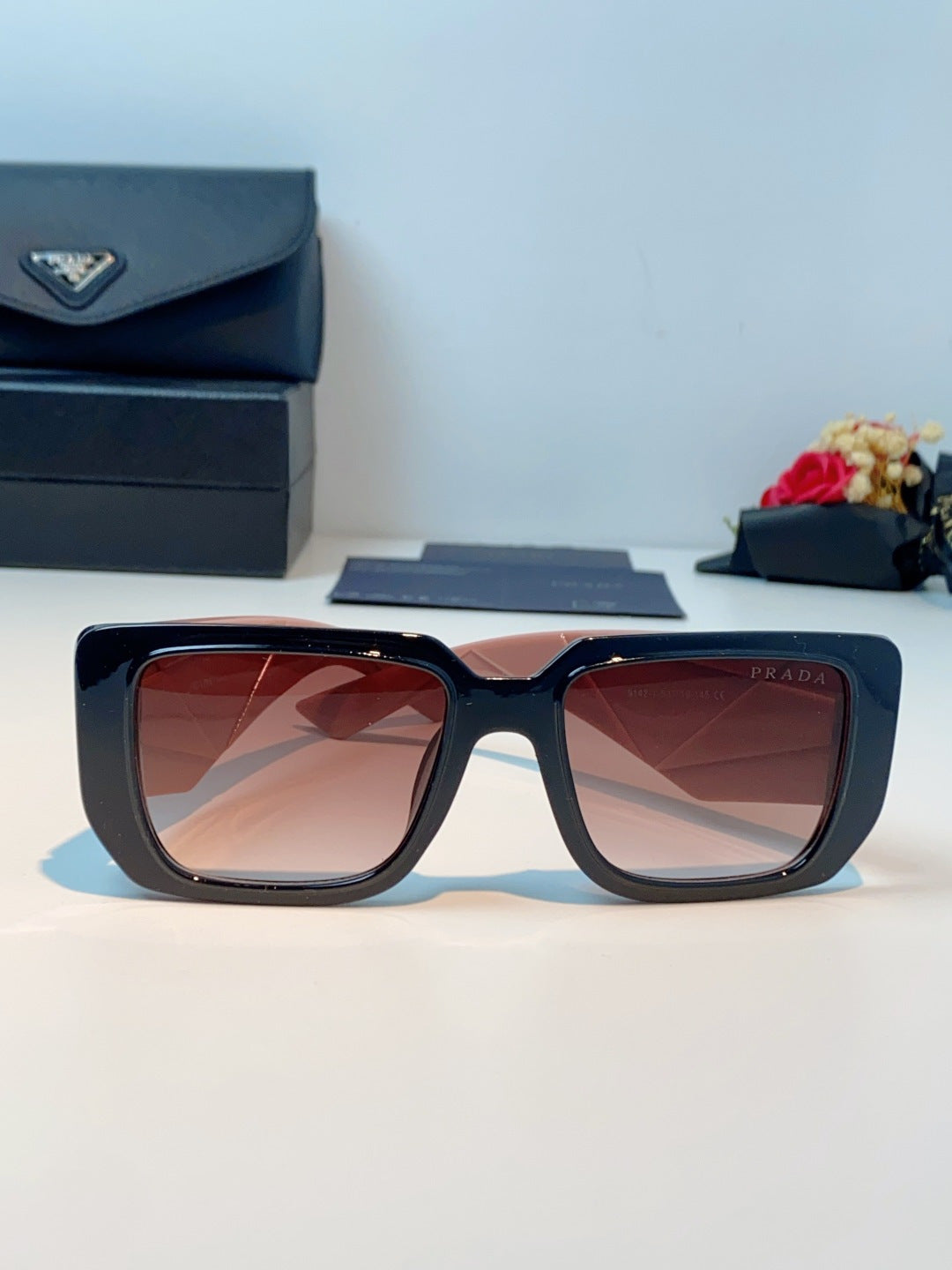 Prada Fashion Red Lens Sunglasses for Men & Women - 432156 - detail image 2