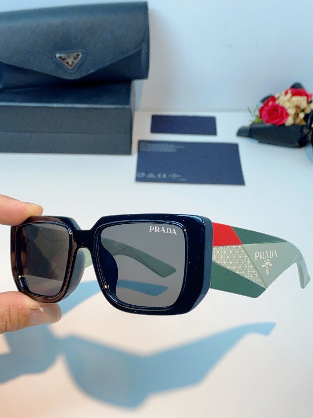 Prada Fashion Gray Lens Sunglasses for Men & Women - 432157 - detail image 6