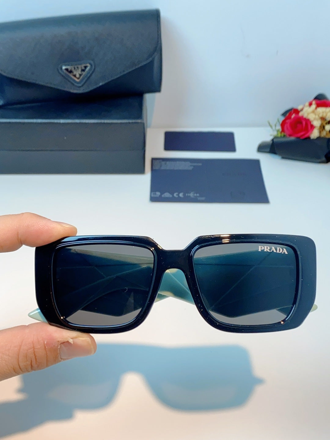 Prada Fashion Gray Lens Sunglasses for Men & Women - 432157 - detail image 4