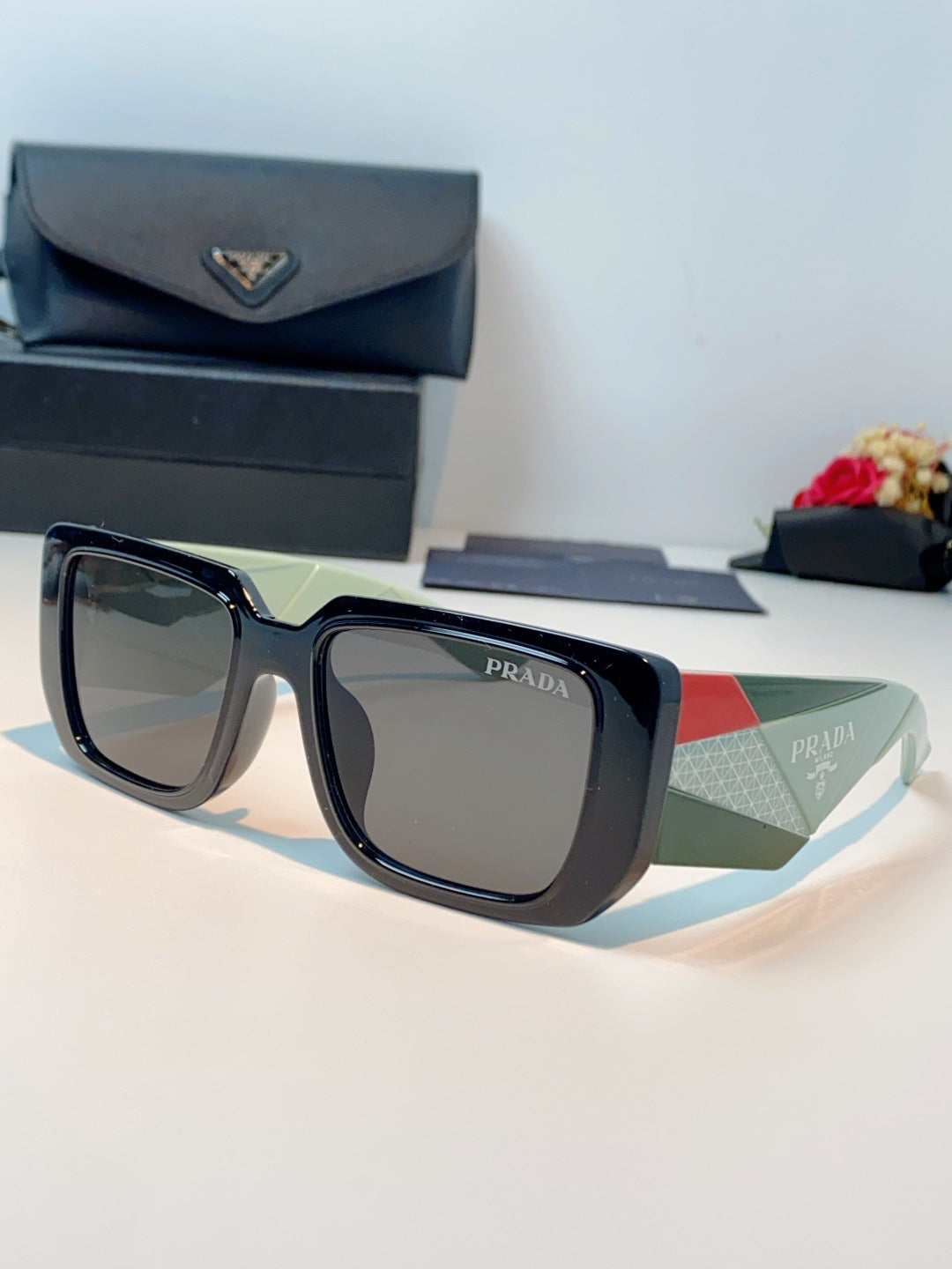 Prada Fashion Gray Lens Sunglasses for Men & Women - 432157