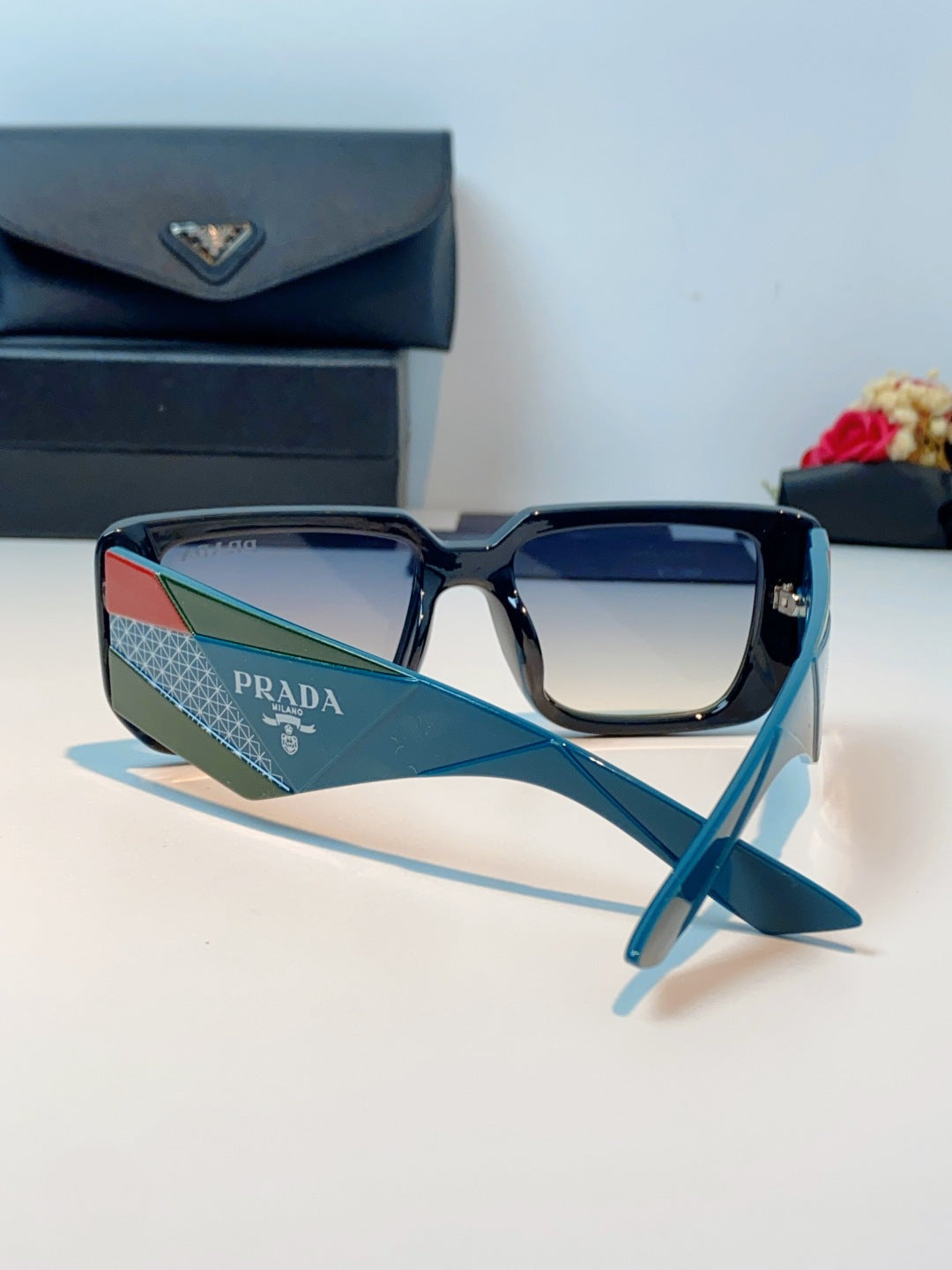 Prada Fashion Blue Lens Sunglasses for Men & Women - 432158 - detail image 3