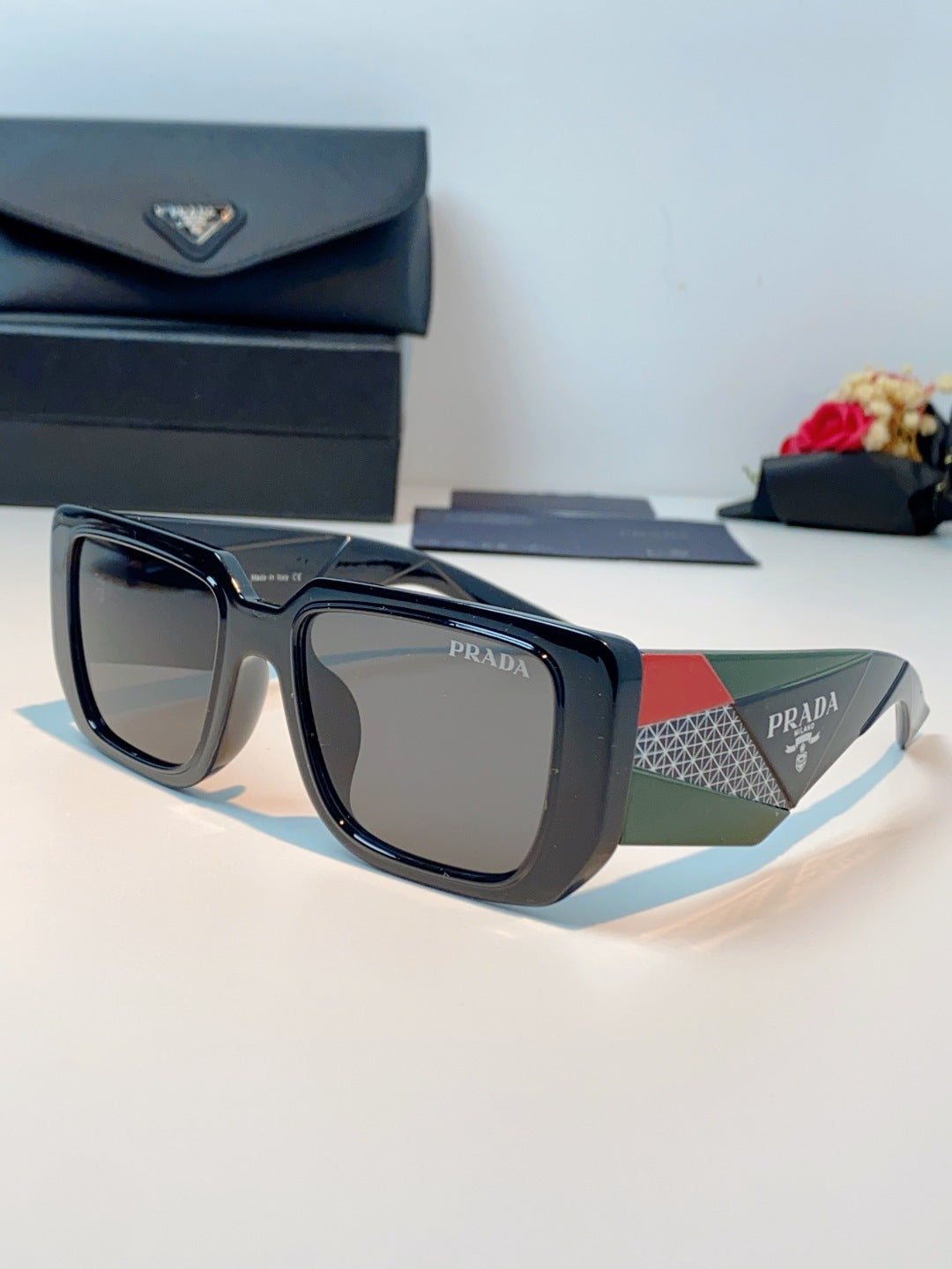 Prada Fashion Gray Lens Sunglasses for Men & Women - 432159