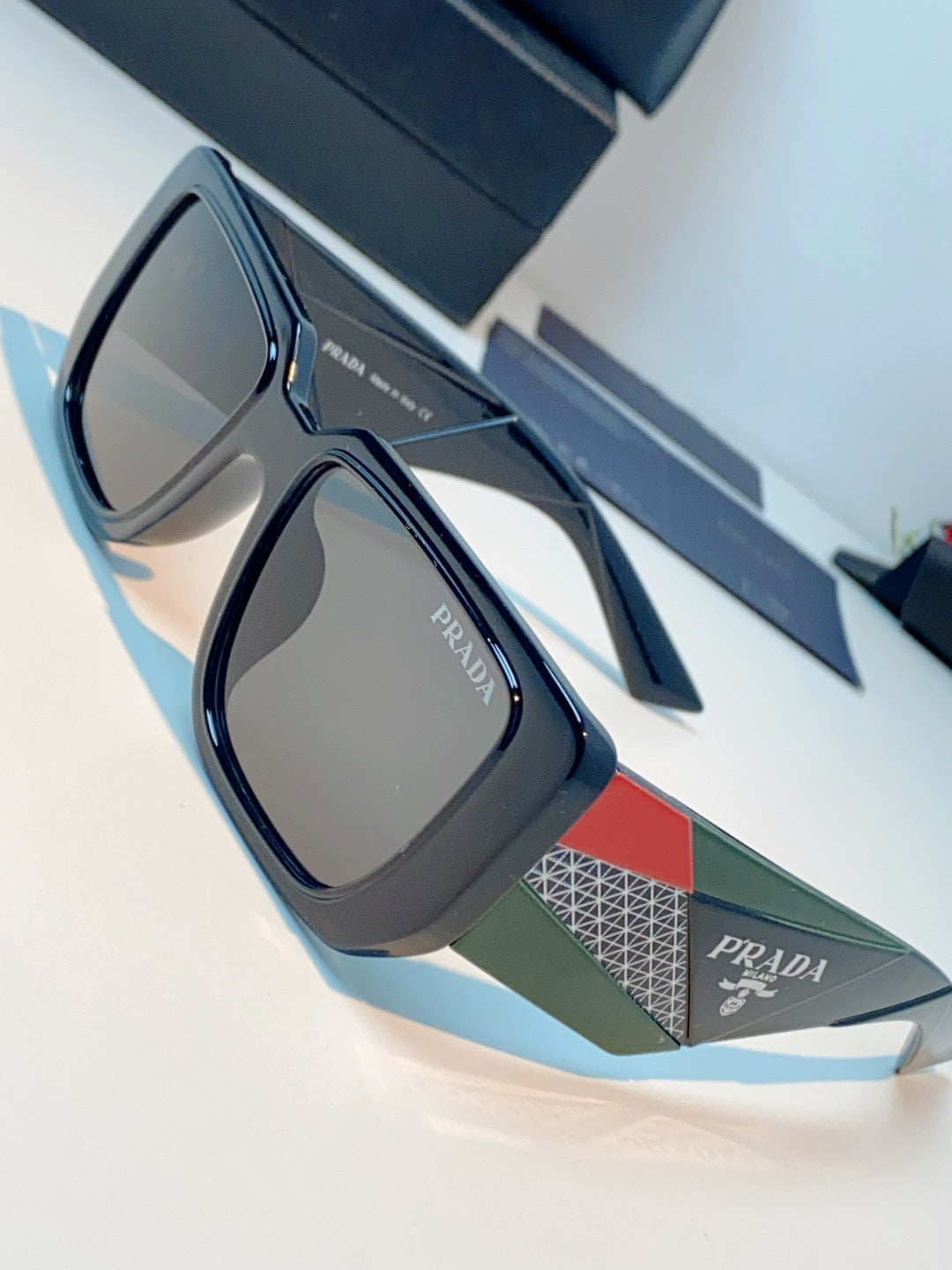 Prada Fashion Gray Lens Sunglasses for Men & Women - 432159 - detail image 7