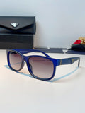 Prada Polarized Square Blue Lens Sunglasses for Men & Women - 372082