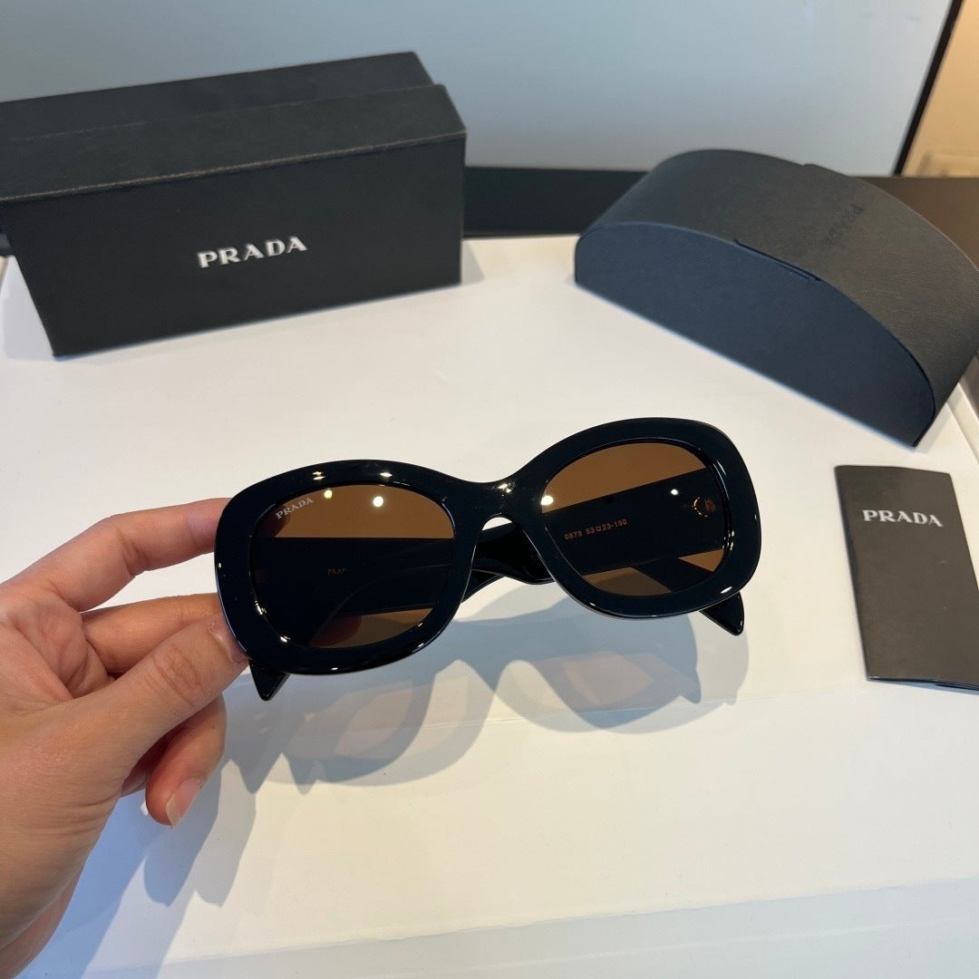Prada Fashion Black Lens Sunglasses for Men & Women - 432092 - detail image 8