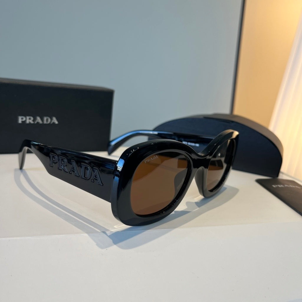 Prada Fashion Black Lens Sunglasses for Men & Women - 432092