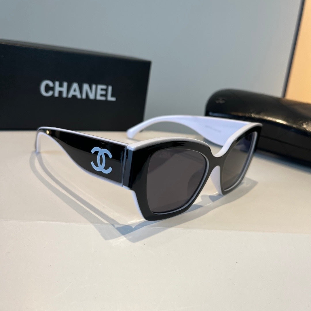 Chanel Fashion Black Lens Sunglasses for Men & Women - 382233