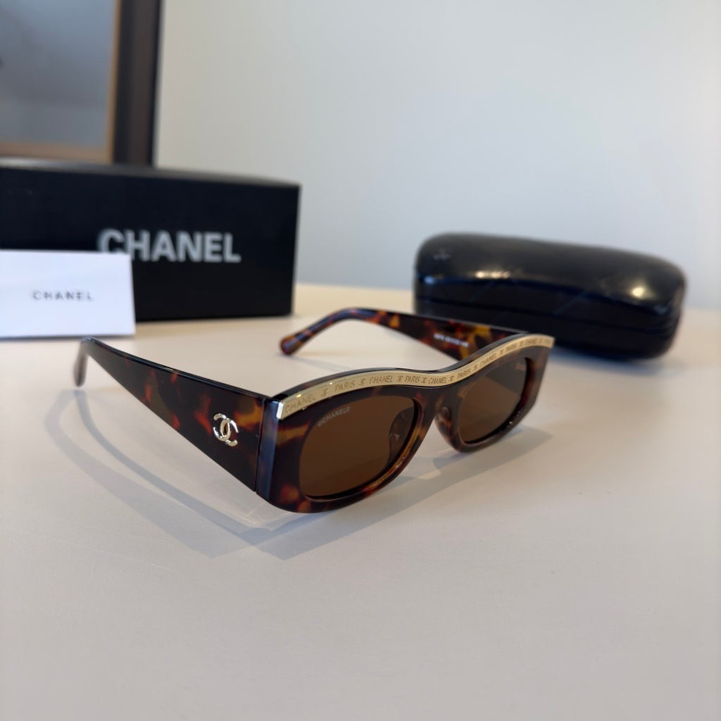 Chanel Fashion Brown Lens Sunglasses for Men & Women - 382235