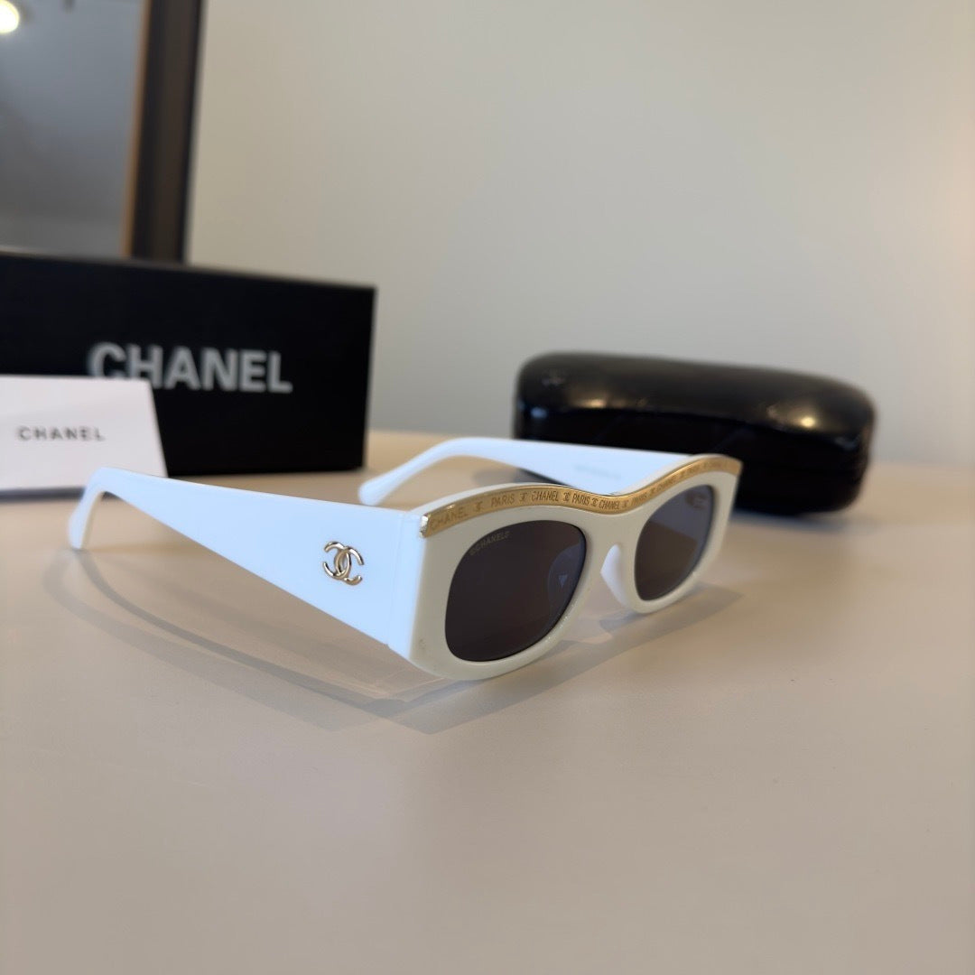 Chanel Fashion Silver Lens Sunglasses for Men & Women - 382236