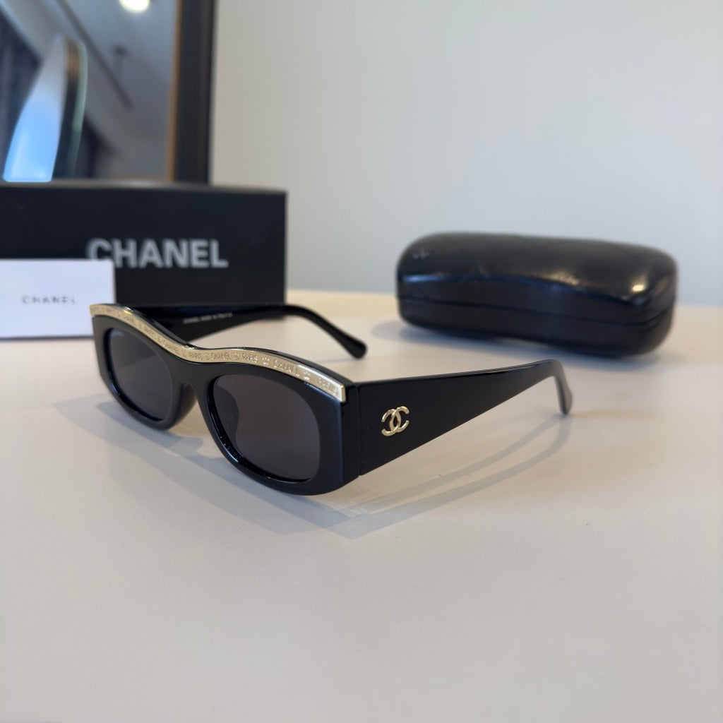 Chanel Fashion Gold Lens Sunglasses for Men & Women - 382237 - detail image 3