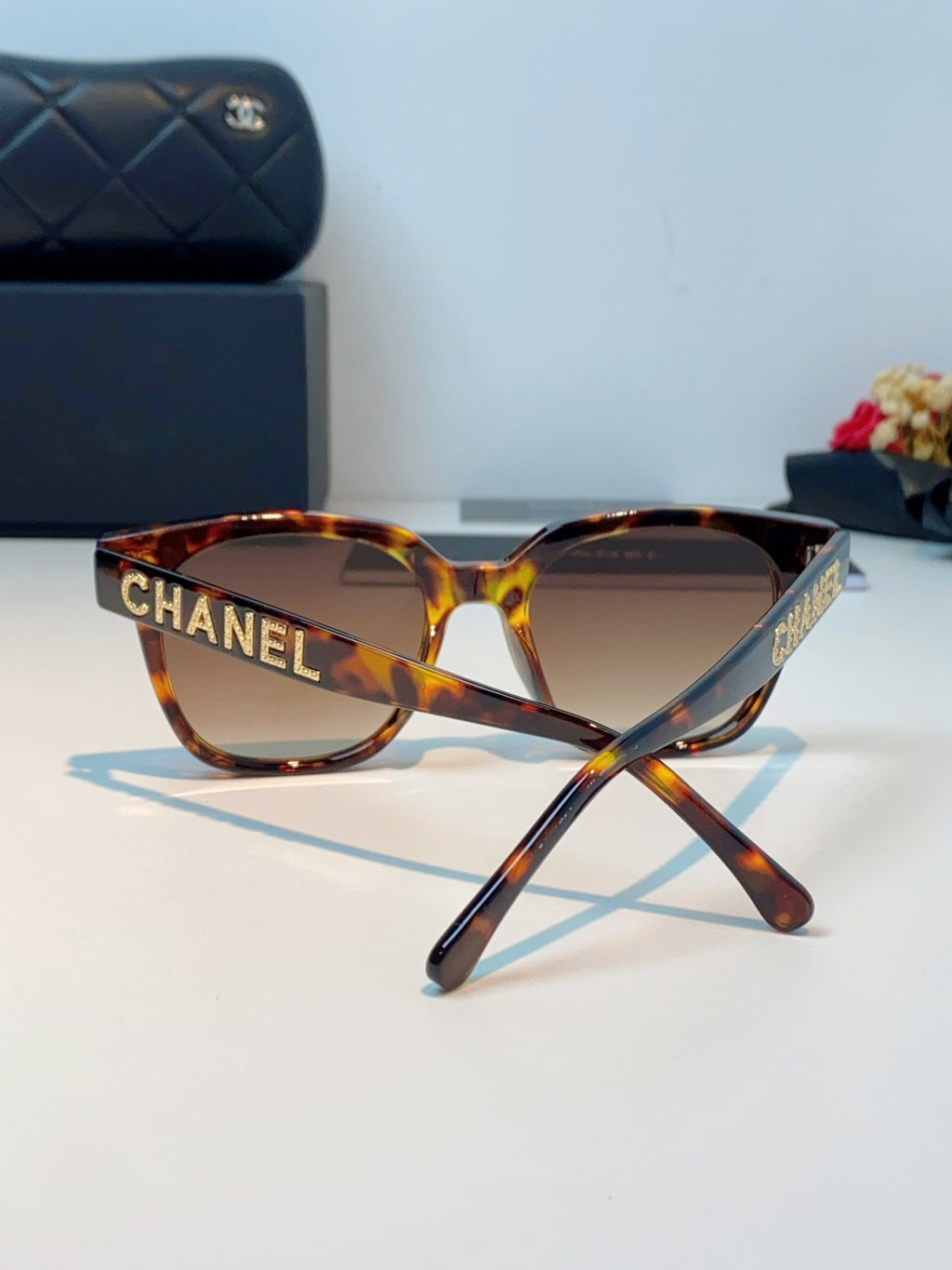 Chanel Square Brown Lens Sunglasses for Women - 431648 - detail image 3