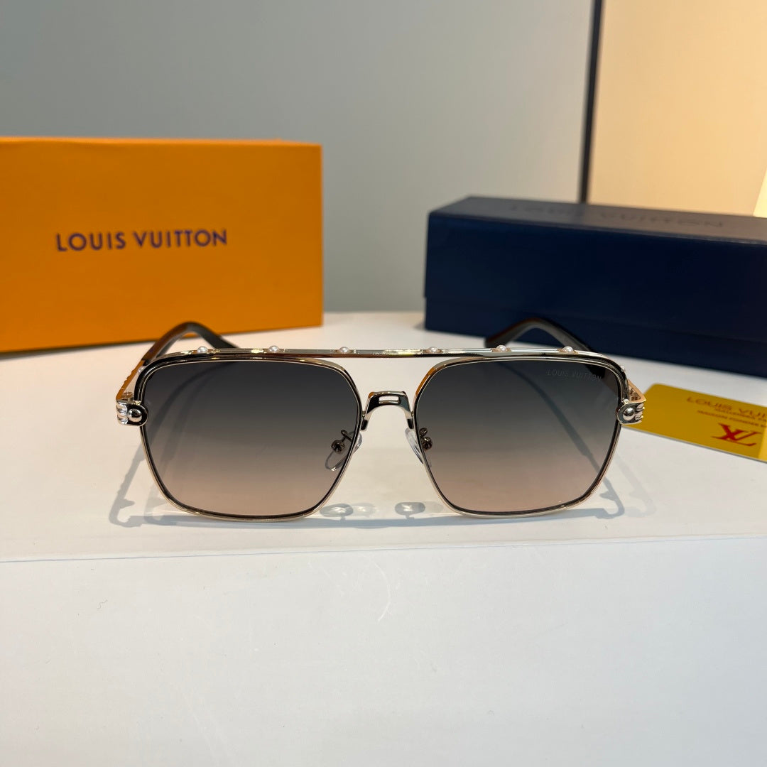 Louis Vuitton Metal Aviator Silver Lens Sunglasses for Men & Women - 381803 - detail image 2