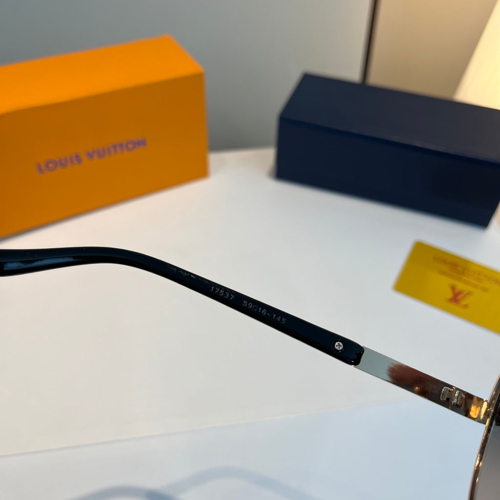 Louis Vuitton Metal Aviator Silver Lens Sunglasses for Men & Women - 381803 - detail image 10