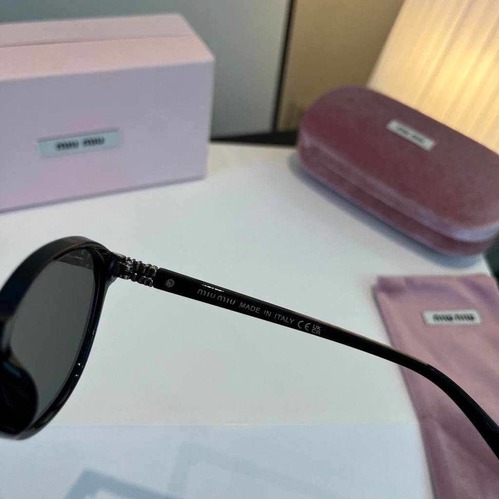 Miu Miu SMUO7S Square Black Lens Sunglasses for Men & Women - 998389 - detail image 9