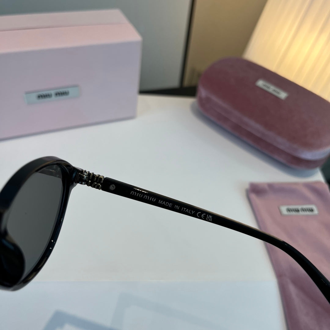 Miu Miu SMUO7S Square Black Lens Sunglasses for Men & Women - 998389 - detail image 9