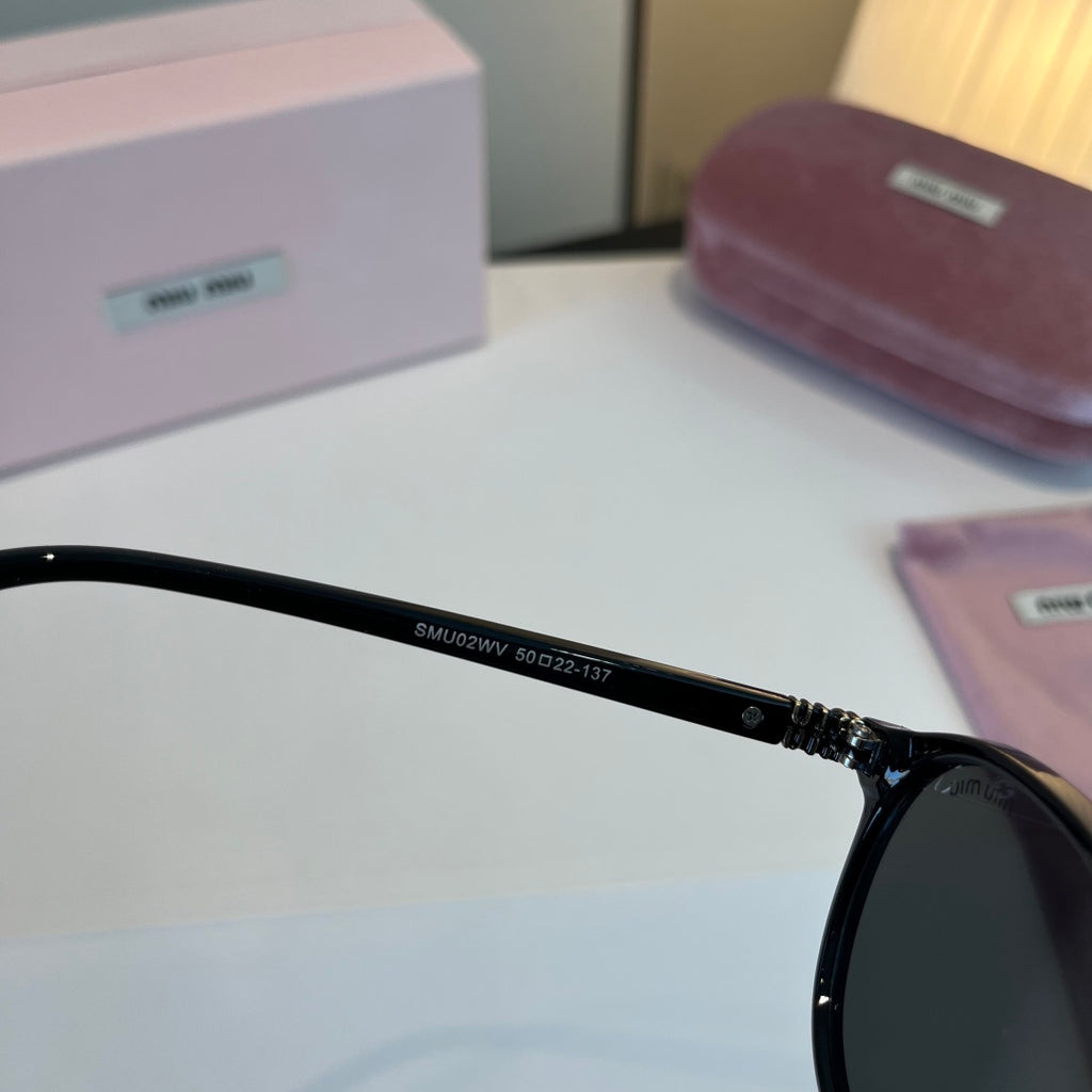 Miu Miu SMUO7S Square Black Lens Sunglasses for Men & Women - 998389 - detail image 10