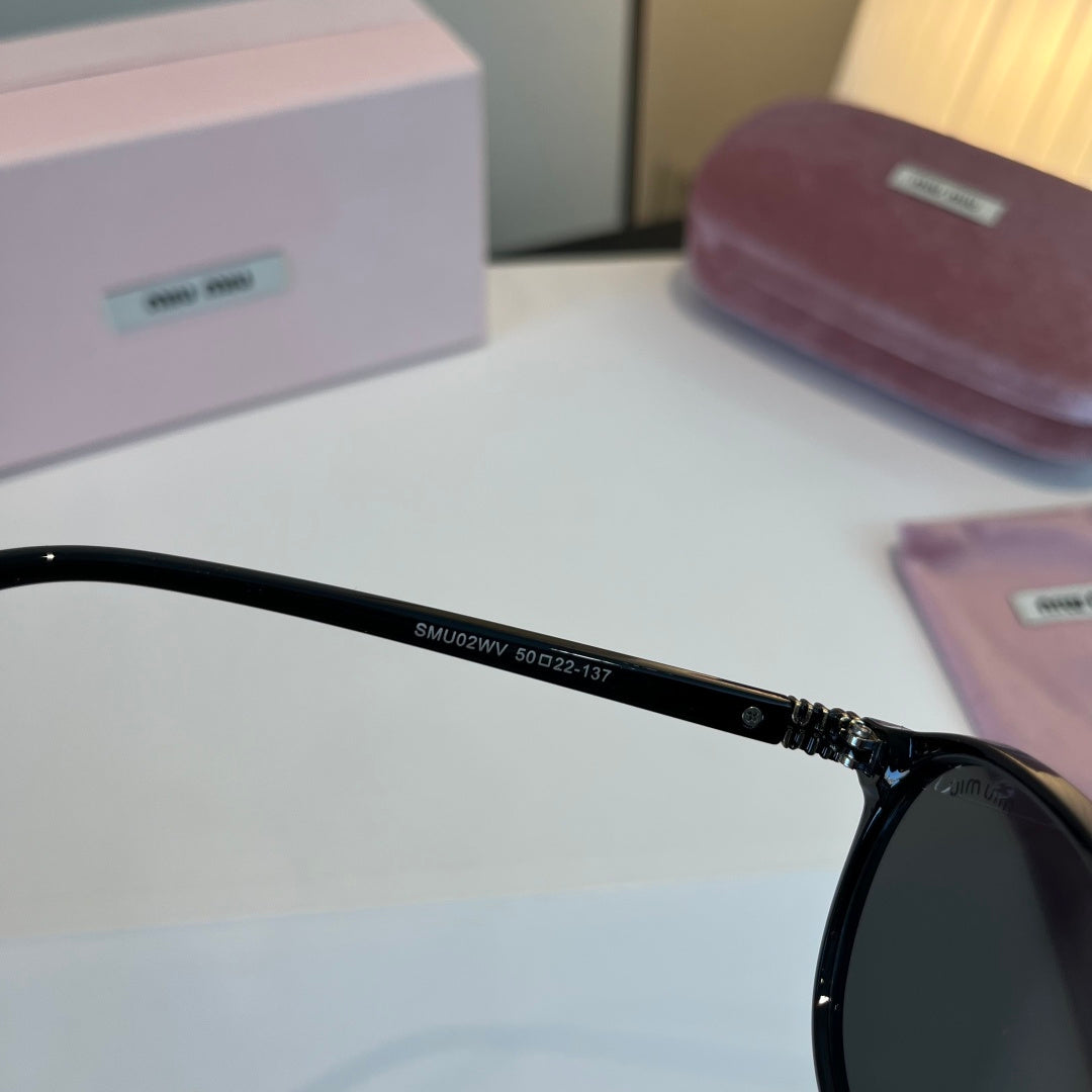 Miu Miu SMUO7S Square Black Lens Sunglasses for Men & Women - 998389 - detail image 10