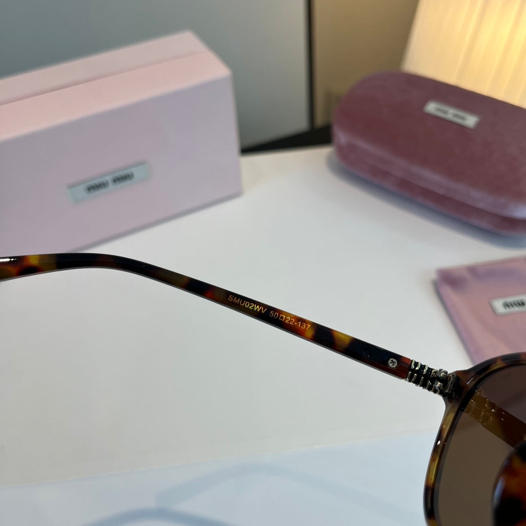 Miu Miu SMUO7S Square Brown Lens Sunglasses for Men & Women - 998390 - detail image 10