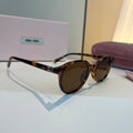 Miu Miu SMUO7S Square Brown Lens Sunglasses for Men & Women - 998390