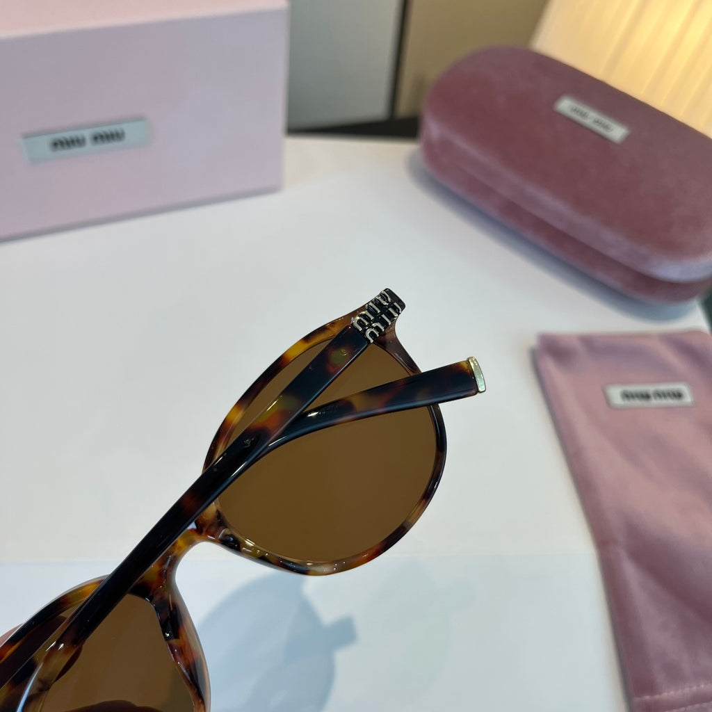 Miu Miu SMUO7S Square Brown Lens Sunglasses for Men & Women - 998390 - detail image 7