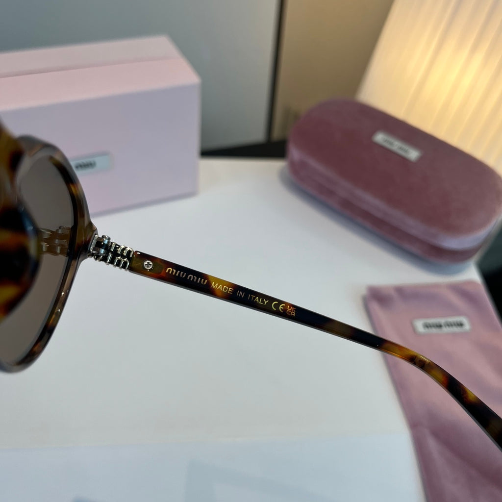 Miu Miu SMUO7S Square Brown Lens Sunglasses for Men & Women - 998390 - detail image 9