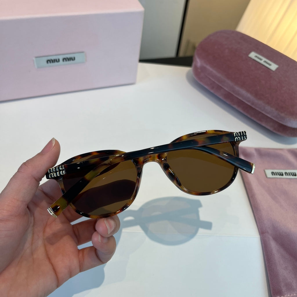 Miu Miu SMUO7S Square Brown Lens Sunglasses for Men & Women - 998390 - detail image 8