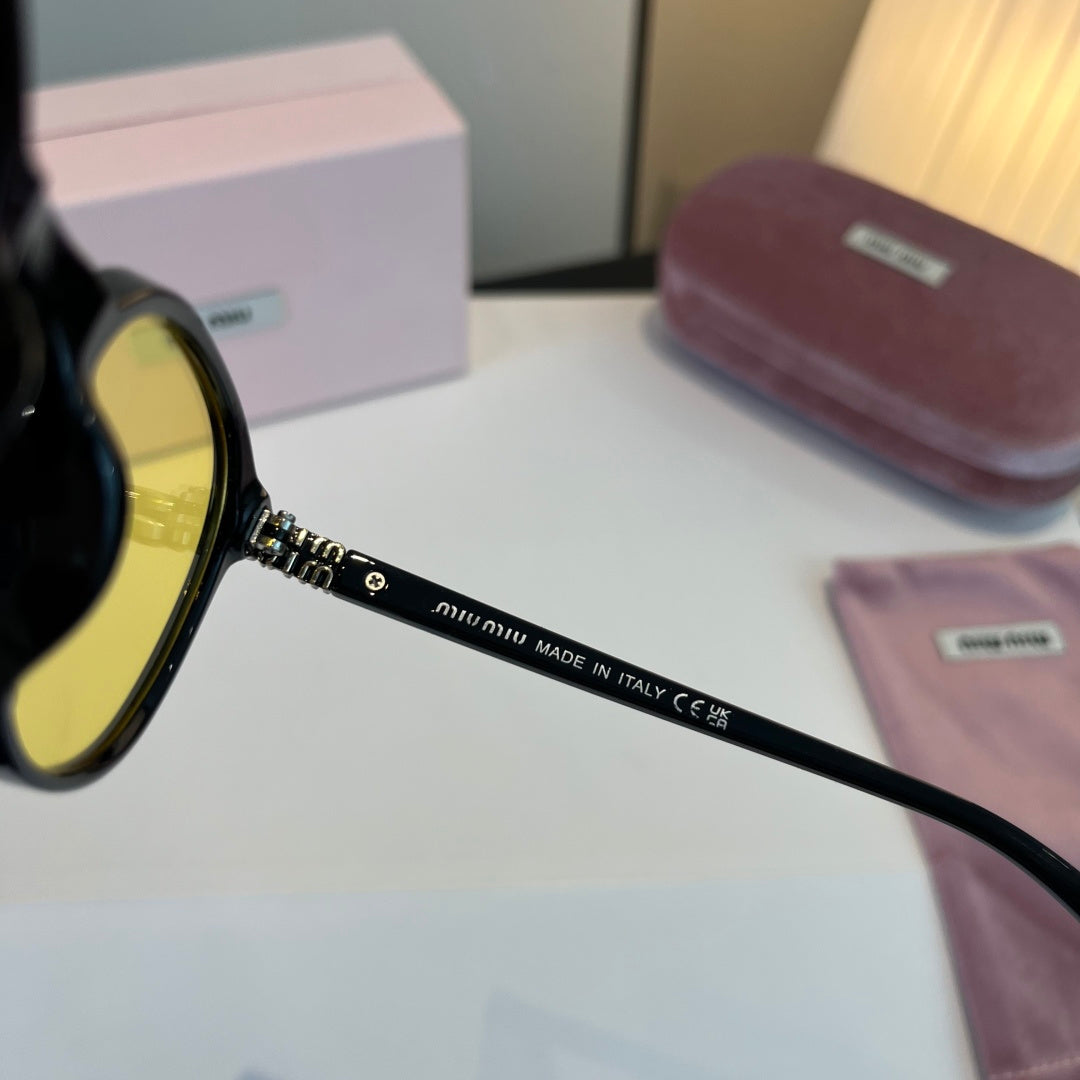 Miu Miu SMUO7S Square Brown Lens Sunglasses for Men & Women - 998391 - detail image 8