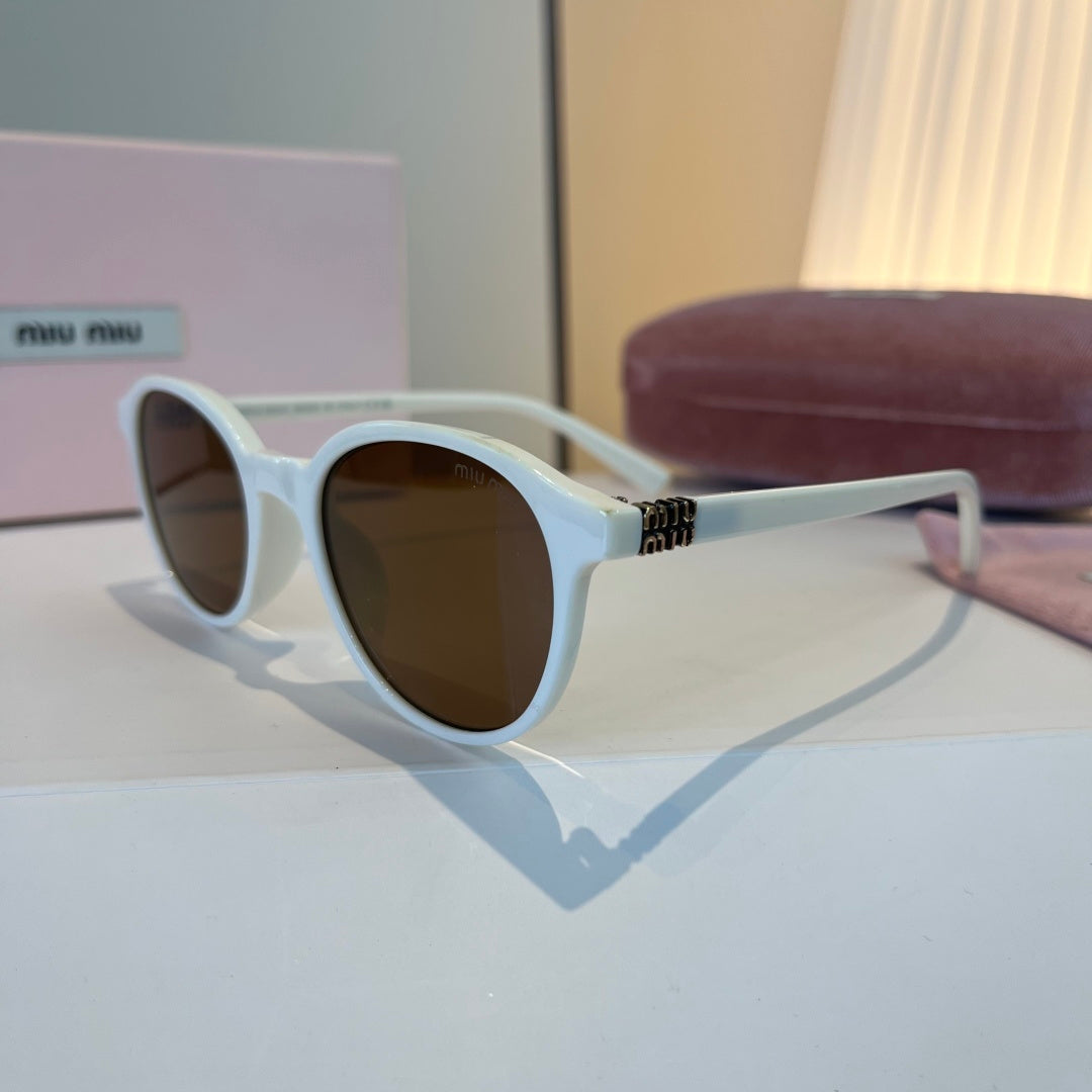 Miu Miu SMUO7S Square Silver Lens Sunglasses for Men & Women - 998393 - detail image 3